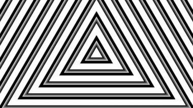 Beyaz üçgen hareketli