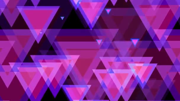 Fondo geométrico colorido — Vídeos de Stock