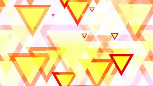 カラフルな幾何学的背景 — ストック動画