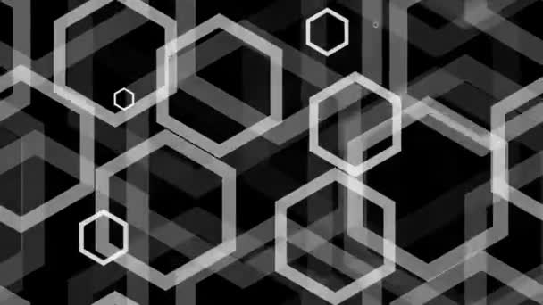 Grey geometrical background — Stock Video