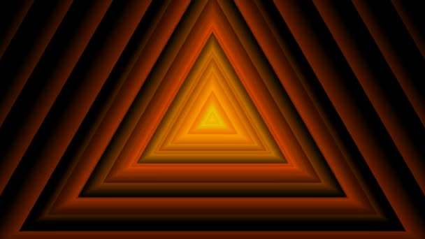Κινείται το πολύχρωμο τρίγωνα — Αρχείο Βίντεο