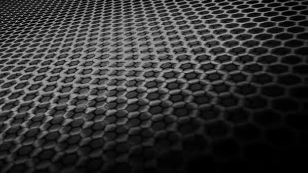 Hexagonala mönster bakgrund — Stockvideo
