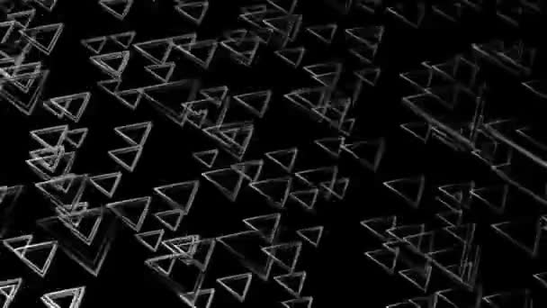 Triangles blancs dansants 