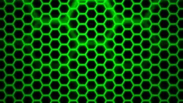 Hexagonal Pattern Background — Stock Video