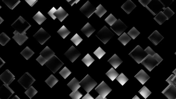Moving gray rhombus — Stock Video