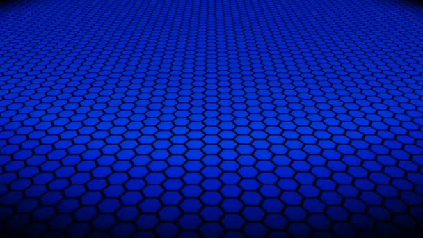 Hexagonal Pattern Background — Stock Video