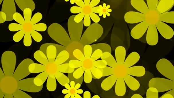 밝은 꽃 패턴 — 비디오