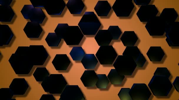 Déplacement hexagones noirs — Video