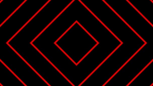 赤い四角を移動 — ストック動画
