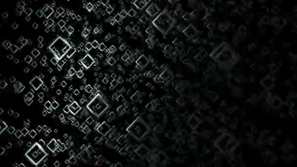 Carrés gris volants 