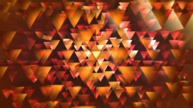 Hareketli turuncu üçgenler