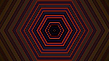 Retro altıgen yanarak bahislerin doğru hareket