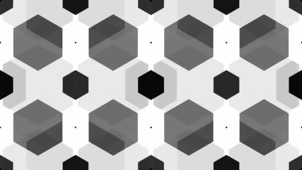 Grauer geometrischer Hintergrund — Stockvideo