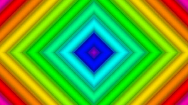 Déplacement carrés colorés — Video