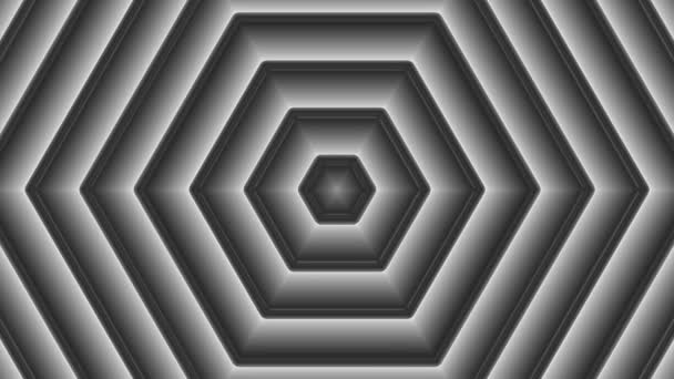 Hexagones de luminance mobiles — Video
