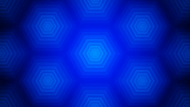Hexagonala mönster bakgrund — Stockvideo