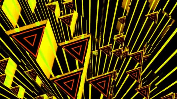 Déplacement des tubes triangle lumineux 