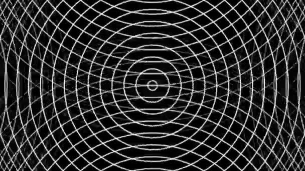 Cirklar mönster bakgrund — Stockvideo