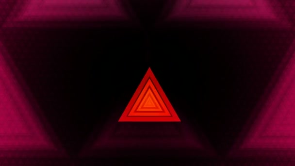 Éclairage triangles colorés — Video