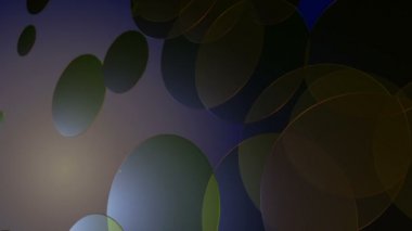 Retro Mavi parlaklık daireler