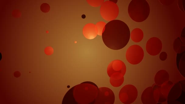 发光的红色圆圈 — 图库视频影像