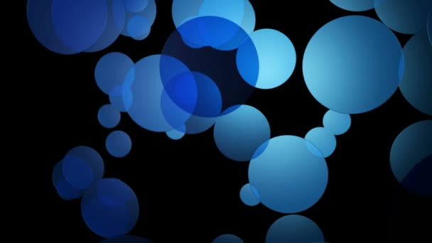 蓝色发光圆圈 — 图库视频影像