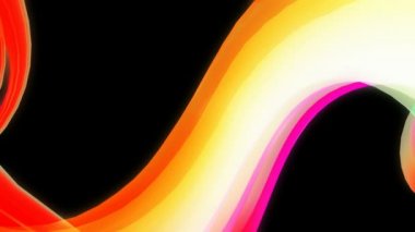 renkli bükülmüş şerit