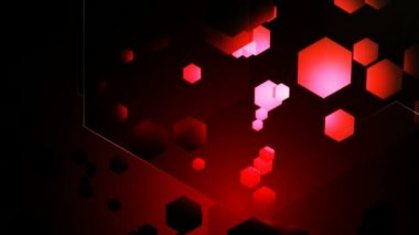 Kırmızı altı köşe ışıkları