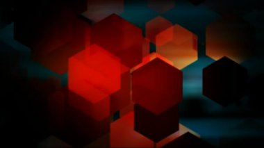 Kırmızı altıgen ışıklar