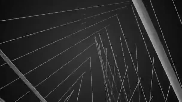 扭曲的灰线 — 图库视频影像