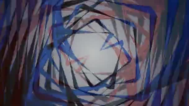 Abstraktní modré čáry — Stock video