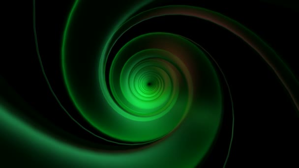 輝く緑のトンネル — ストック動画