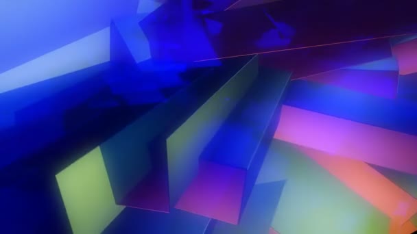Giro de color abstracto — Vídeos de Stock