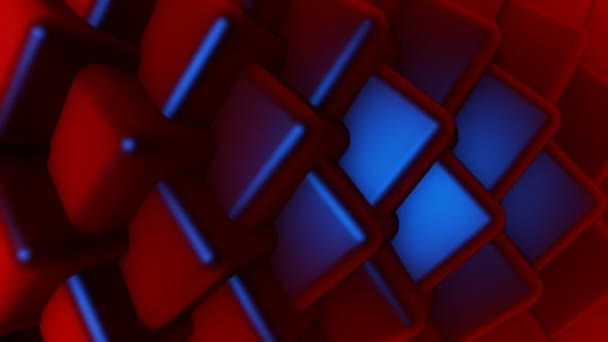 Cubes lumières bleues — Video