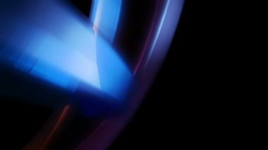 fütüristik neon eğrisi