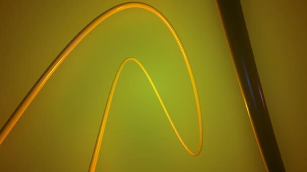 câbles jaunâtres tordus 