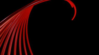 kırmızı asma kavisli