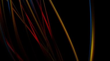 renkli kablo reflection