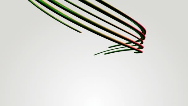 Zelené kovové struny — Stock video
