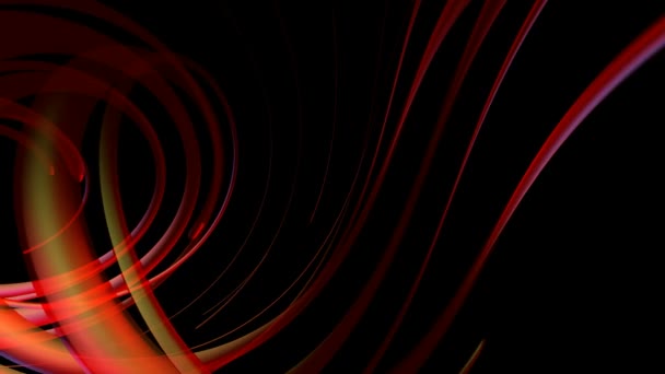 Czerwony przezroczysty spirala — Wideo stockowe