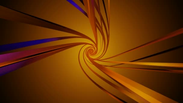 tourbillon de couleur orange 