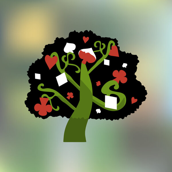 Alice Tree from Wonderland Garden or Forest