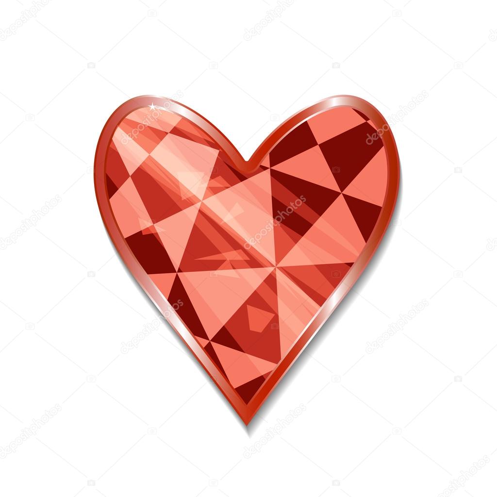 Suit of Hearts Icon. 