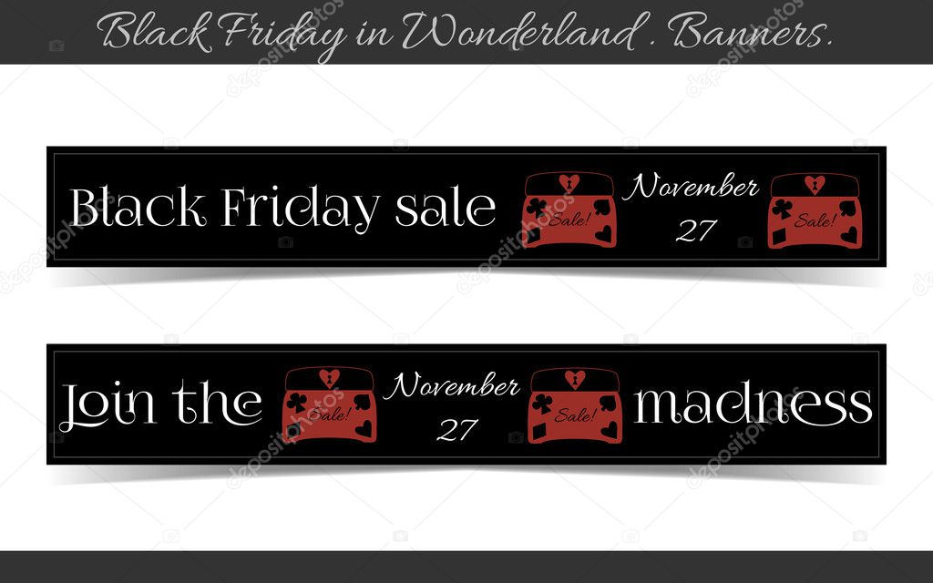 Banners Black Friday Sale in Wonderland - Jewelry Box.