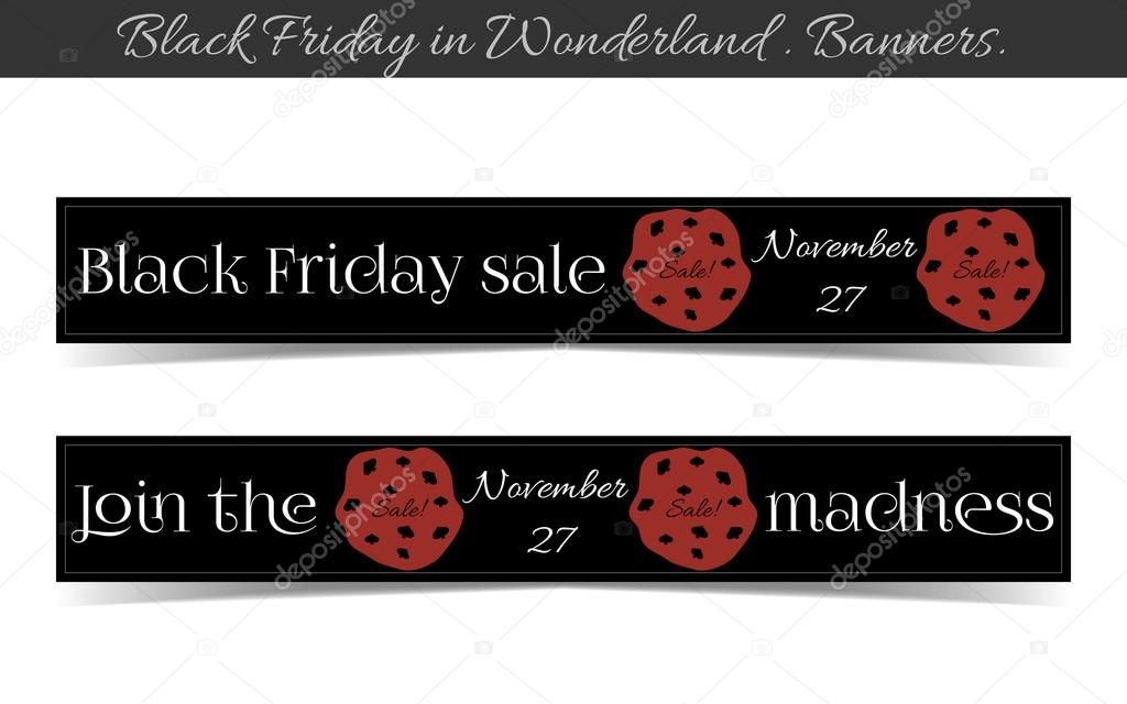 Banners Black Friday Sale in Wonderland - Cookie.