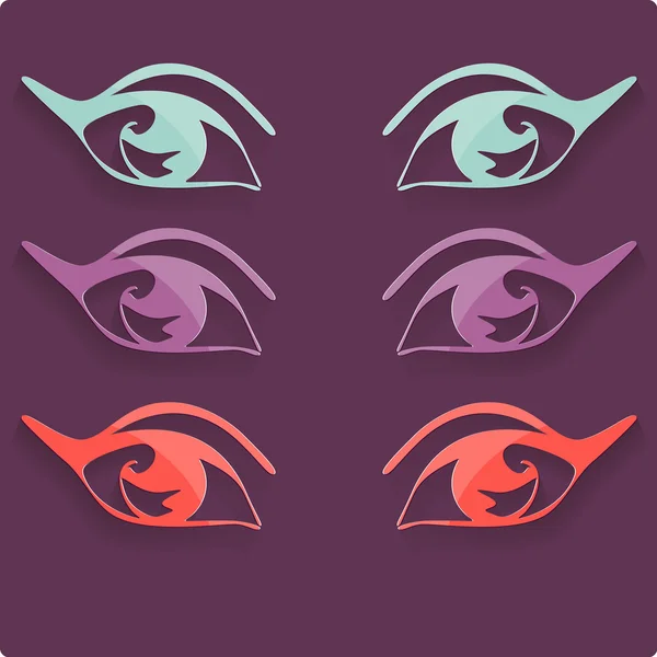 Eyes — Stock Vector