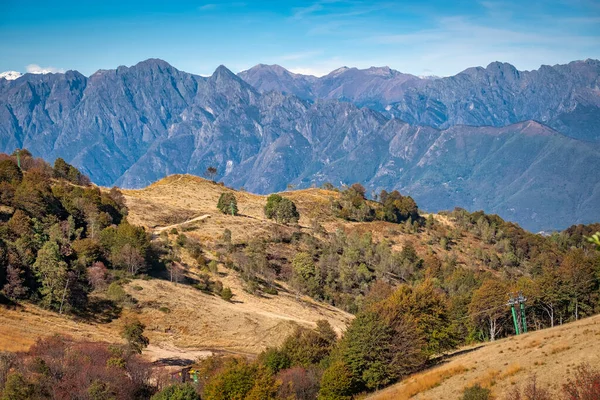 Mottarone Dağının Tepesinden Alınan Val Grande Vadisini Piedmont Kuzey Talya — Stok fotoğraf