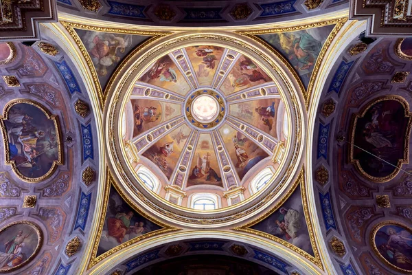 Internal View Bottom Ambrogio Cathedral Dome Renaissance Old City Centre — Stock Photo, Image