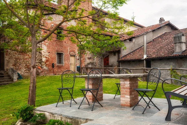 Old Village Garden Monferrato Hilly Region Piedmont Northern Italy Alessandria — Stock Photo, Image