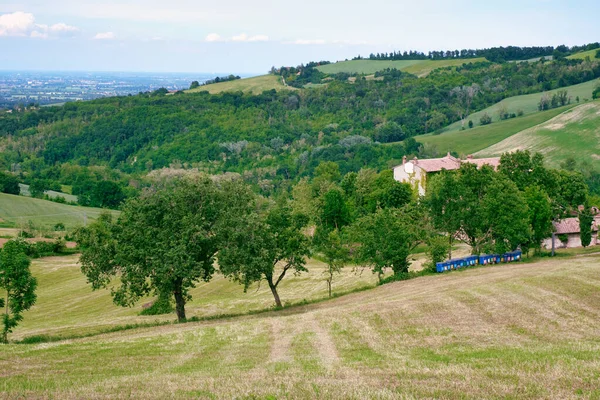 Panorama Hills Oltrepo Pavese Countryside Area Northern Italy Lombardy Region — Stock Photo, Image